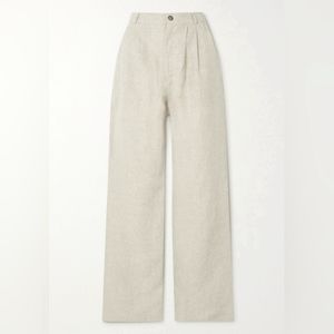 REFORMATION MASON LINEN PANTS, 6 PETITES